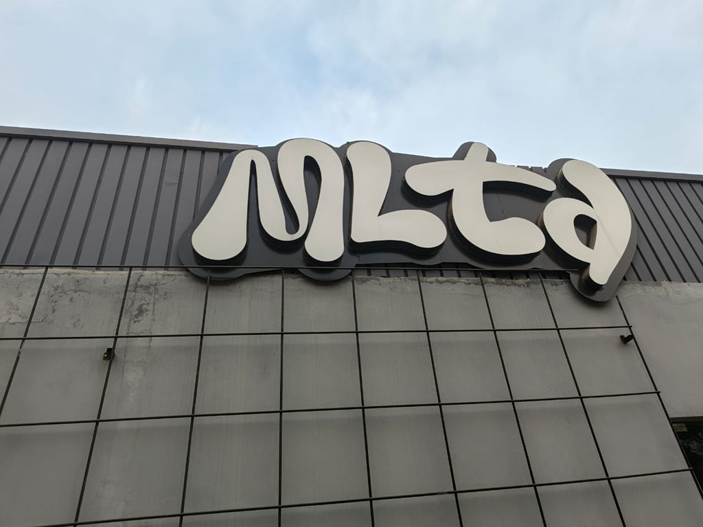 3d sign board