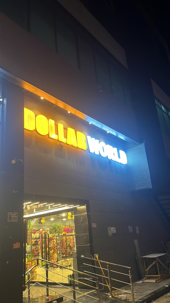 3d sign board